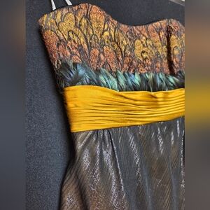 Kay Unger Strapless Designer Cocktail Dress Size 6